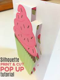 Load your material on a cutting mat into the silhouette cameo or portrait and send to cut. Silhouette Studio Pop Up Tool With Print And Cut Tutorial Silhouette School