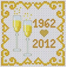 Wedding cross stitch pattern, floral wreath cross stitch chart, custom cross stitch, flower personalized, blue rose cross stitch pattern pdf. 25th Anniversary Cross Stitch From Silver Lining On Popscreen
