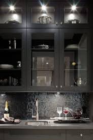 25 Amazing Gothic Black Kitchen Interior Design Ideas Kitchens Kitchendesign Kitchenideas Glass Fronted Kitchen Cabinets Black Kitchens Black Tiles Kitchen