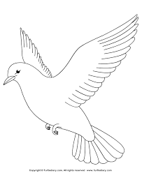 Free coloring sheets to print and download. Dove Coloring Sheet Turtle Diary
