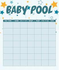 Guess the baby weight template. Baby Guessing Pool Off 63
