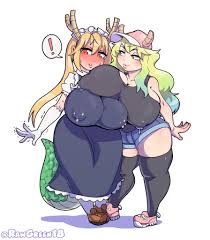 TW Pornstars - 2 pic. RawGreen 🔞. Twitter. Tohru & Lucoa Shortstack-ified  with milky breast expansion. 9:52 PM - 16 Feb 2022