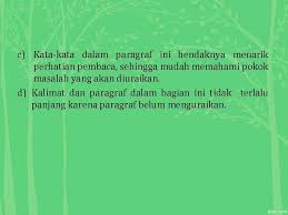 Kata, kalimat, dan paragraf online worksheet for kelas 6 id: Paragraf Atau Alinea Oleh Ratih Kurniasih Pengertian Paragraf