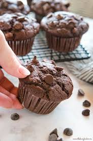Best Ever Double Chocolate Muffins Recipe Double Chocolate Chip Muffins Chocolate Muffins Double Chocolate Muffins
