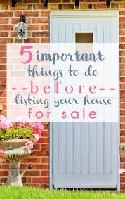 5 Important Things To Do Before Listing Your House For Sale L Bee And The Money Tree Www Homematchnw Us Sellmyhouse Sale House Sell My House Selling House