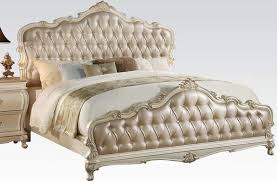 Modern design with contrasting white resin dine in elegance with this goa chopstick set from cutipol. Acme Furniture Chantelle Rose Gold Pu Pearl White Queen Bed 23540q Decor Of Carlsbad