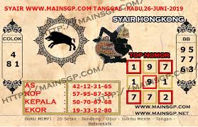 Code Syair Togel 26 Juni 2019 Mainsgp Com Ikan Dewi Bulan Kanguru