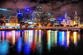Melbourne Night Of Colours Austrailia For My Best Friend I Will Mis U I Love U Melbourne Skyline Australia Melbourne