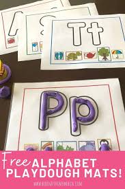 Alphabet games make mastering letters fun—which is exactly what learning should be! Alphabet Playdough Mats Free Printable Behind The Mom Bun