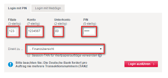 Deutsche Bank Konto