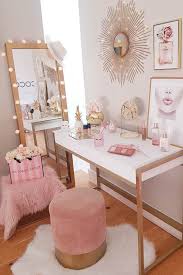 Modern White Makeup Table Design With Light Mirror Pinkroom A Makeup Vanity Table Is Not Just A Piece Of Fu Room Decor Room Ideas Bedroom Room Decor Bedroom