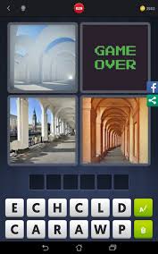 4 Images 1 Mot Arches Game Over Colonnes Allee Android Iphone