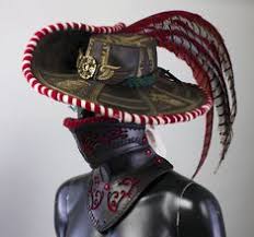 It also is able to be dyed like leather armor. Armor Venue Leather Witch Hunter Hat Larp Costume Cap Costume Hats Headgear