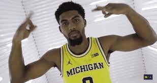 Trending Gif Michigan College Basketball Three Wolverines Michigan Basketball David Dejulius