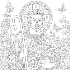 School's out for summer, so keep kids of all ages busy with summer coloring sheets. Zentangle Jesus Christ Stock Vector Illustration Of Background 112921382
