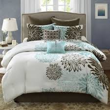 With the rich browns, dynamic teal and the taupe on the duvet style comforter, the solid bed. Robot Check Home Bedroom Blue Bedding Sets Home Decor Bedroom