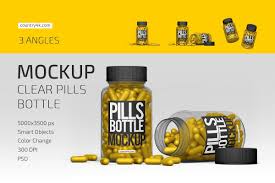 Download Effervescent Tablets Tube Mockup Set Vozeli Com PSD Mockup Templates