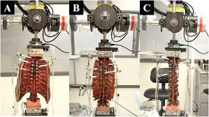 Don't just draw a generic rib cage shape in there. Stabilizing Effect Of The Rib Cage On Adjacent Segment Motion Following Thoracolumbar Posterior Fixation Of The Human Thoracic Cadaveric Spine A Biomechanical Study Clinical Biomechanics