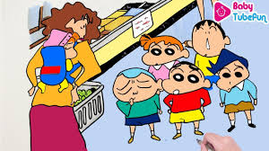 A manga series drawn by usui yoshito. Colouring Shin Chan And Action Kamen Shin Chan Colouring Pages For Kids Youtube