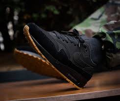 Overkill Delivers The Heat With On Foot Shots Of The Nike Air Max 1 Black Gum The Drop Date In 2020 Air Max 1 Black Nike Air Max Air Max 1