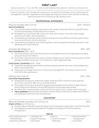 Download and customize our resume template to land more interviews. 2 Event Coordinator Resume Examples For 2021 Resume Worded Resume Worded