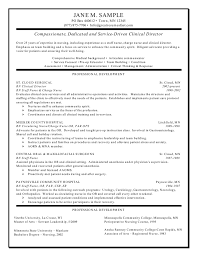 Rn Clinical Director Resume