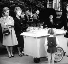 At the beginning of April 1965, I filmed a scene for an episode of " Bewitched." Elizabeth Montgomery and Agnes Moorehead wore overcoats to  conceal that Montgomery was pregnant. Sitting on a bench
