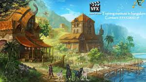 How Vfx Institutes In Bangalore Are Leading In Providing The Competitive Courses Across India Fantasy Town Fantasy Landscape Fantasy Concept Art