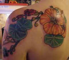 Nasturtiums Tattoo Flower Tattoo Designs Nasturtium Tattoos