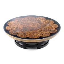 Kittinger dining room conference style table with two leaves. Muller Barringer For Kittinger Lotus Coffee Table Ebth