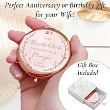 Ephesians 5:25 for husbands, this means love your wives, just as christ loved the church. Buy Anniversary For Her To My Beautiful Wife Compact Mirror I Wedding For Her Birthday Gift For Wife I Love You Wife Gifts I Romantic Gifts For Her I Wife Birthday