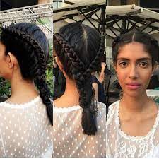 See more ideas about hair styles, braided hairstyles, long hair styles. Dutch Braids For Long Indian Hair Long Indian Hair Indian Hairstyles Dutch Braid