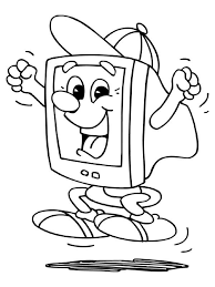 This isn't necessary if you've never changed the color settings on your monitor (not in your computer's settings). Monitor Computer Jump Coloring Page Coloring Sun Coloring Pages Coloring Pictures Online Coloring