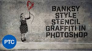 Banksy graffiti graffiti online bansky stencil graffiti. Banksy Style Stencil Graffiti Effect In Photoshop Youtube