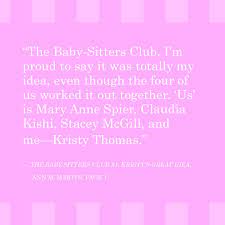 The Babysitters Club 1 Kristy S Great Idea Ann M Martin Page 1 Babysitter Club The Baby Sitters Club Book Worth Reading