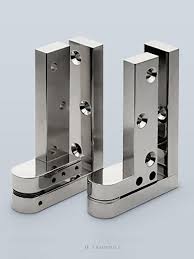 Unique And Modern Hinges Custom Hardware Solutions By H Theophile This Pivot Hinge Is Fully Customizable To F Furniture Hardware Woodworking Hardware Hinges