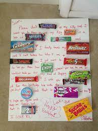 Hack his birthday with gift ideas for him. Candy Card Made For Boyfriends Birthday Personalized Meaningful Gift This Is Sooooo C Candy Cards Birthday Present For Boyfriend Good Presents For Boyfriends