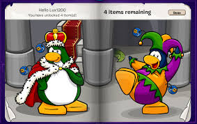 The second one gives you 30k coins, as you might have guessed. Club Penguin Rewritten Cheats Club Penguin Treasure Books 1 Series 1 6 2008 2010