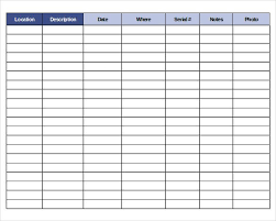 Free Blank Excel Home Inventory Spreadsheet Templates Google Search Spreadsheet Template Templates Home Inventory