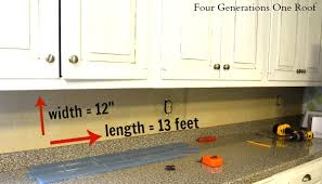 For example, assume you have 144 inches of countertop. How To Calculate Square Footage For A Backsplash Easy Measuring Tips
