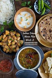Indian Meal Plan Week 6 Breakfast Lunch And Dinner Plan