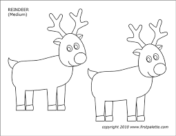 Reindeer Template Free Printable

