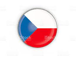 Click on the file and save it for free. Flag Of Czech Republic Round Icon With Metal Frame Stock Photo Download Image Now Istock