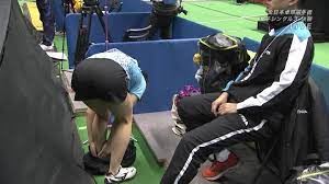 全日本卓球選手権で平野美宇の試合前くっきりパンツライン - 地上波キャプ保管庫。