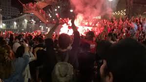 Maybe you would like to learn more about one of these? Tuesday 1 30 Am In Lausanne Switzerland Celebrating Our First Qualification For The Quarter Finals In A Major Tournament In 67 Years And The First Win Against France In 28 Years 9gag