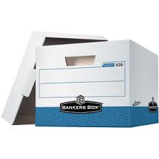 String and button closure provides maximum security. 10 X 12 X 5 White Blue Ltr Lgl Bankers Box R Kive Storage Box 4ct Fastenal
