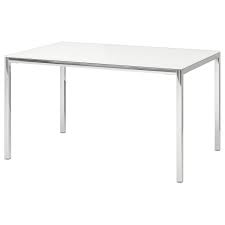 Torsby Chrome Plated Glass White Table Ikea In 2020 Table Glass Table Chrome Plating