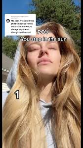 Sun Sneezer's Painful Sneezing Attacks