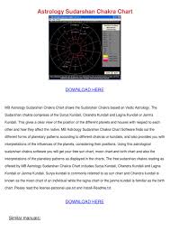 Astrology Sudarshan Chakra Chart By Joeygabbard Issuu