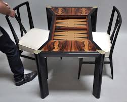 1970s Italian Game Table Backgammon Chess Checkers From A Unique Collection Of Antique And Modern Game Ta Backgammon Table Modern Game Tables Chess Table